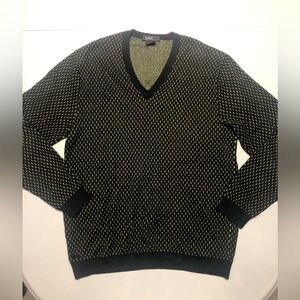 Lacoste luxurious cotton cashmere v-neck sweater